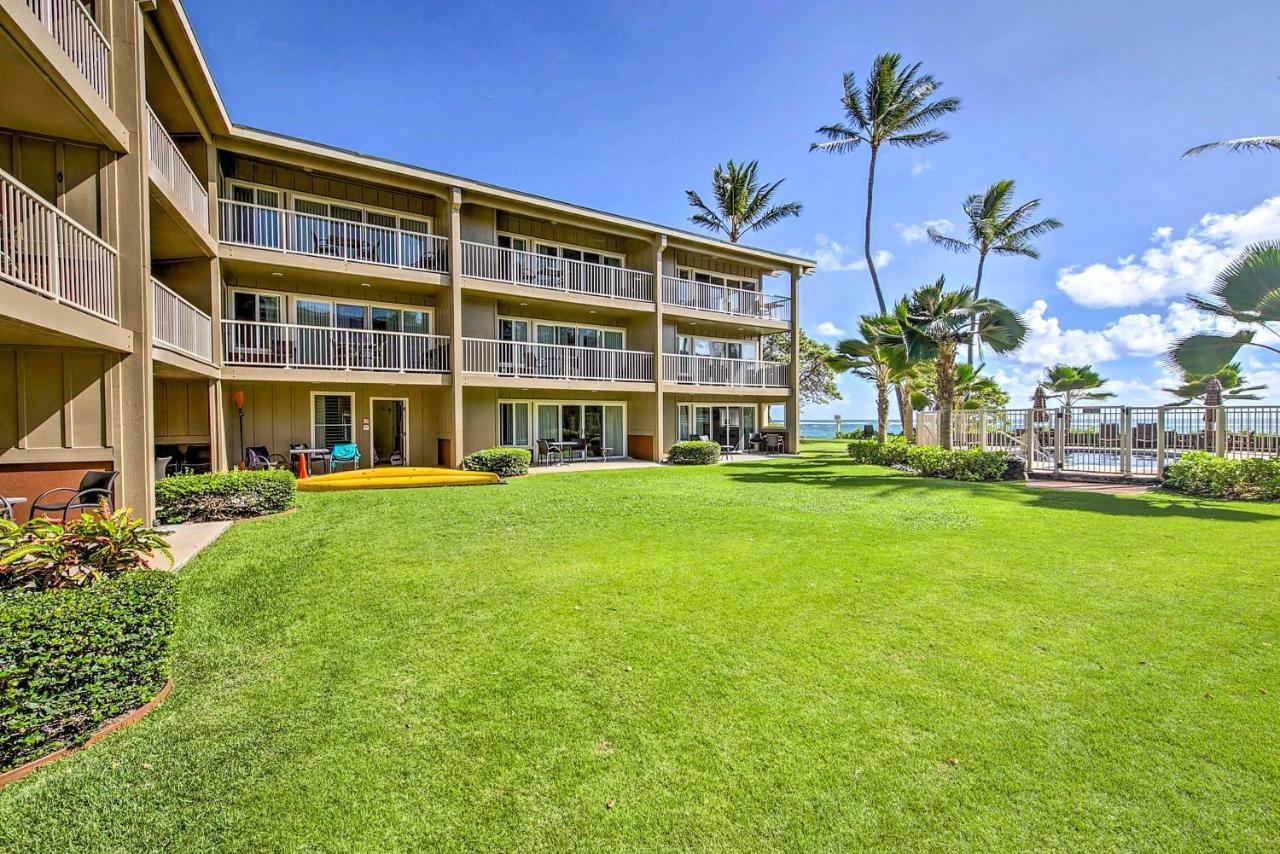 Waipouli Beachfront Condo With Balcony And Ocean Views Kapa'a Exterior photo